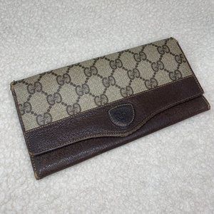 Vintage Gucci Canvas Wallet